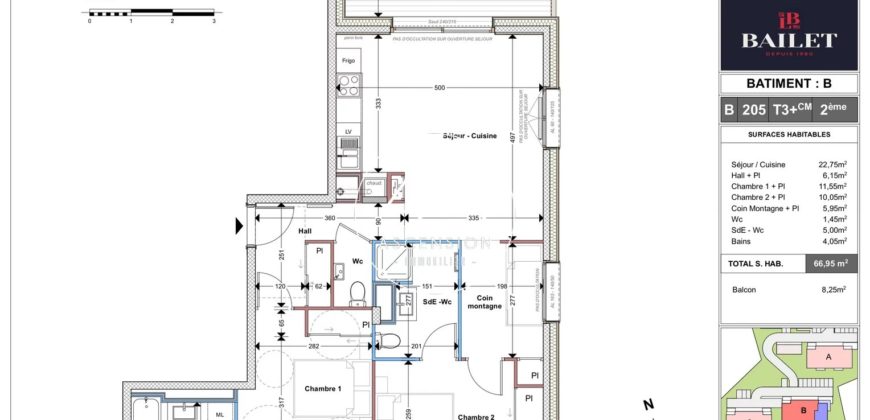 Appartement neuf – 2 chambres et coin montagne – Le Snow Roc – Saint-Jean-d’Aulps