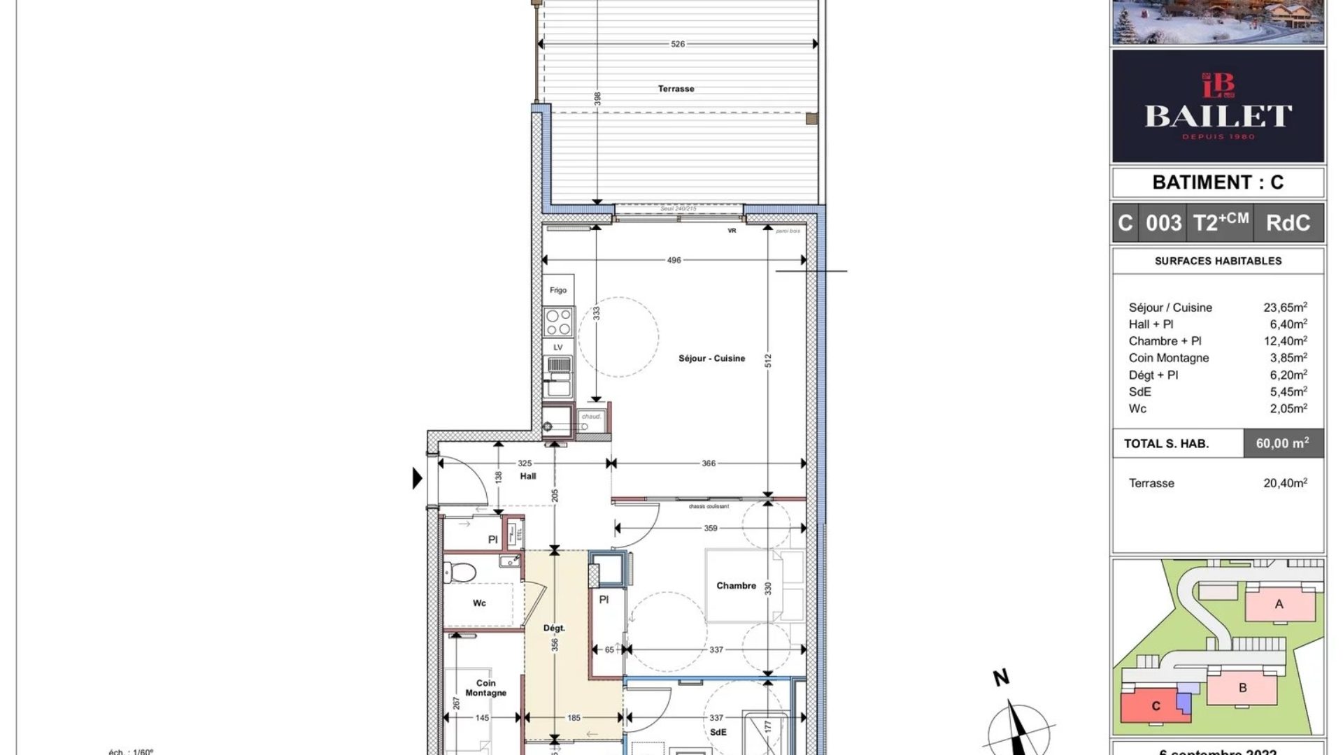 Programme neuf – Appartement 1 chambres et coin montagne – Le Snow Roc – Saint-Jean-d’Aulps