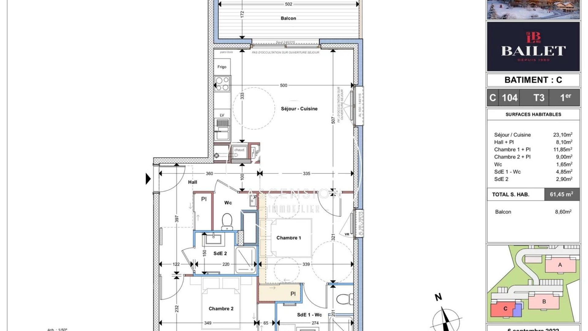 Programme neuf – Appartement 2 chambres – Le Snow Roc – Saint-Jean-d’Aulps