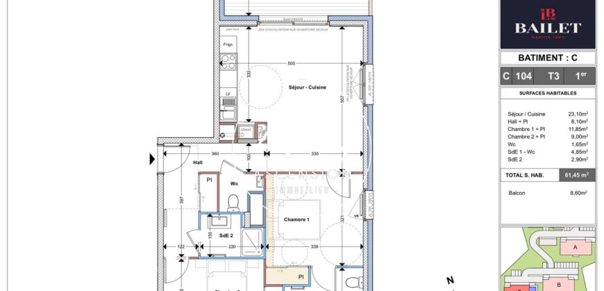 Programme neuf – Appartement 2 chambres – Le Snow Roc – Saint-Jean-d’Aulps