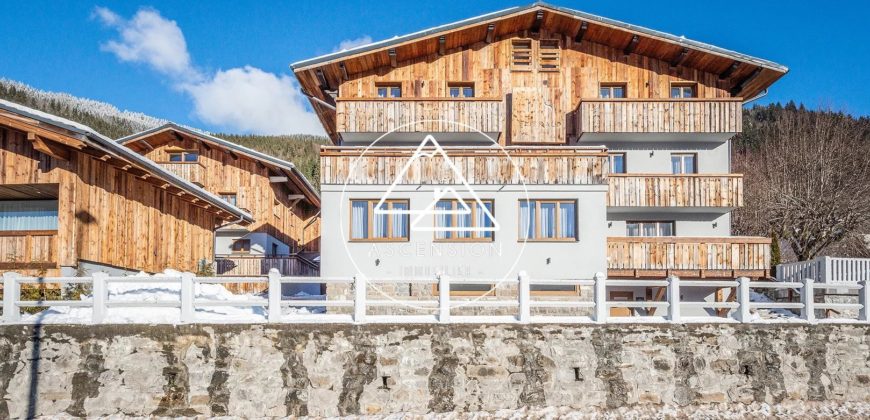 APPARTEMENT DE STANDING MEUBLE ET EQUIPE – 4 CHAMBRES – PROCHE CENTRE MORZINE