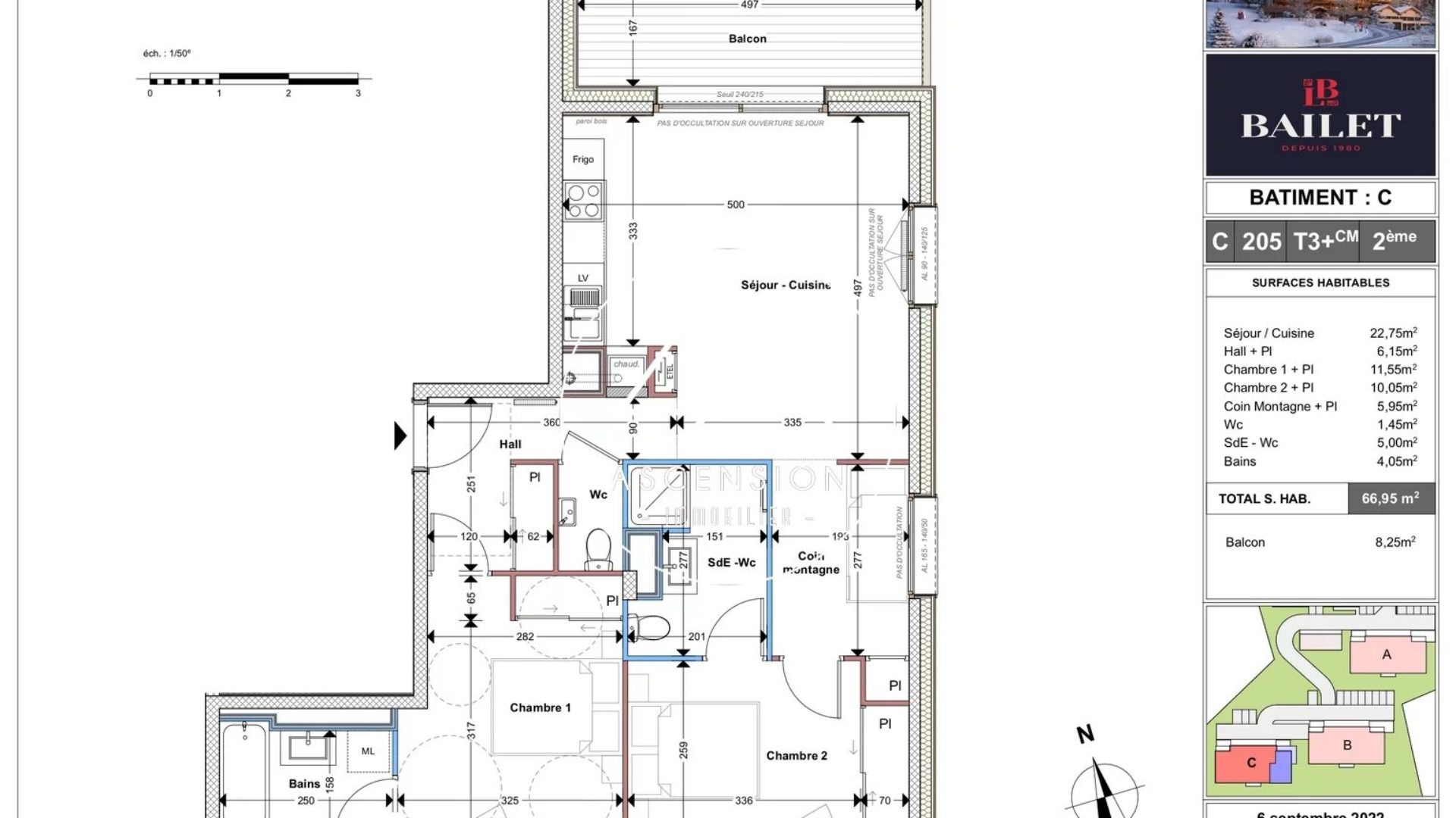 Programme neuf – Appartement 2 chambres et coin montagne – Le Snow Roc – Saint-Jean-d’Aulps