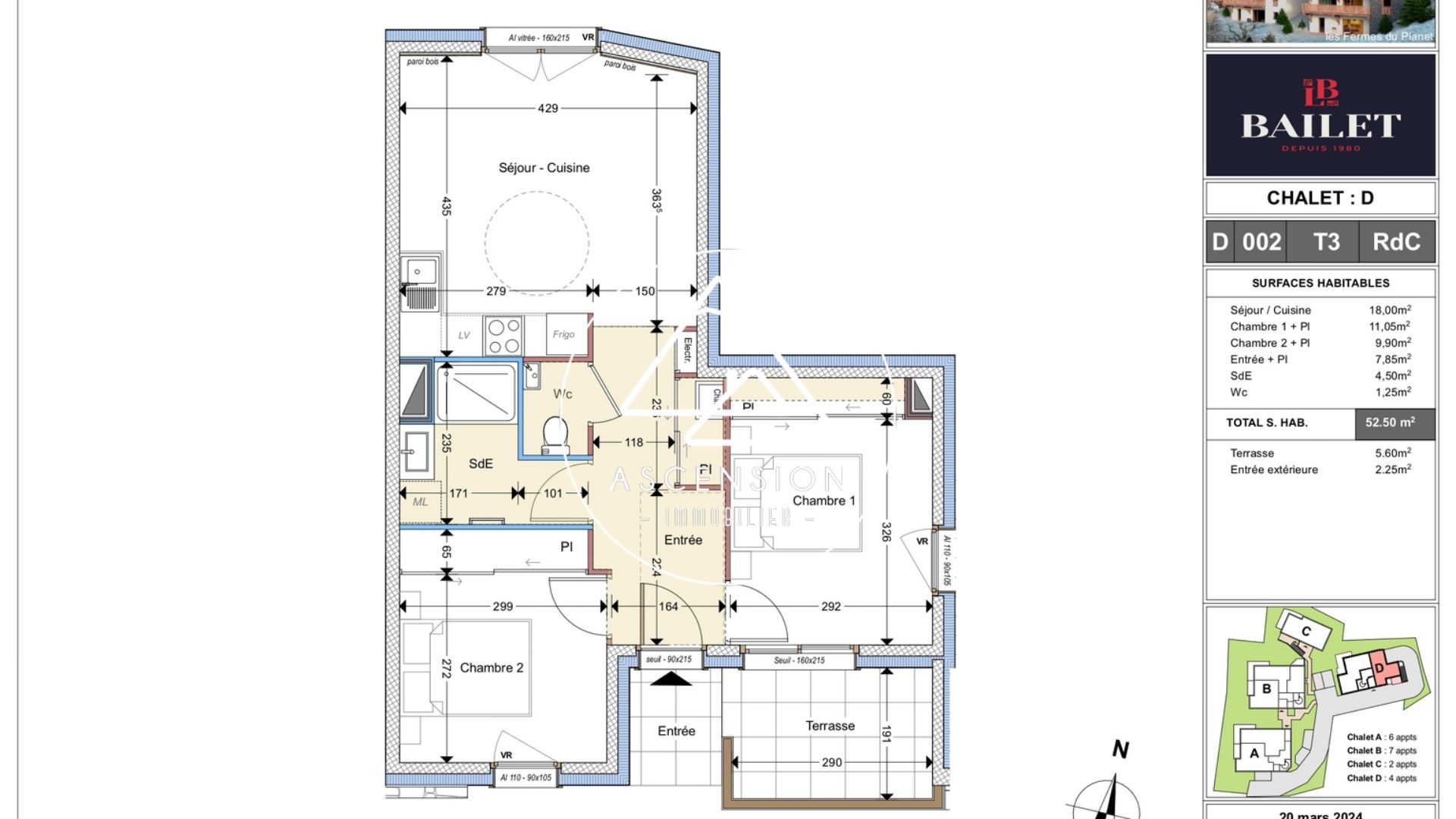 Appartement neuf – 2 Chambres – Morzine