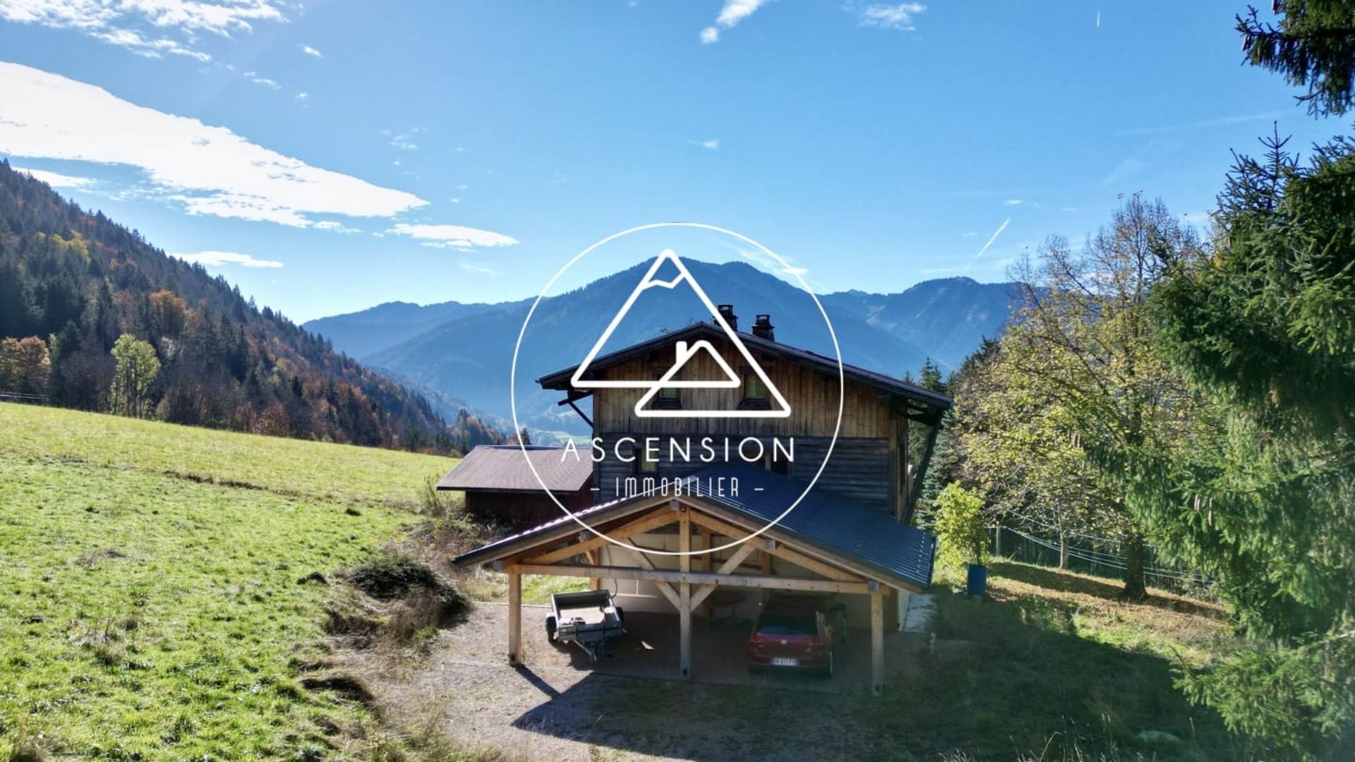 Chalet à rénover de 3 chambres avec vue panoramique sur les montagnes – Le Biot