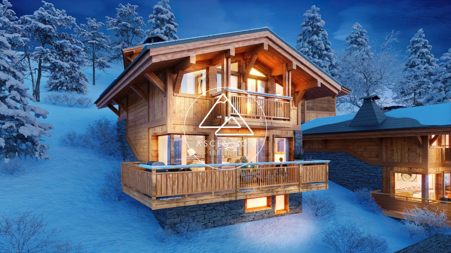 Chalet neuf haut-de-gamme de 4 chambres aux Gets