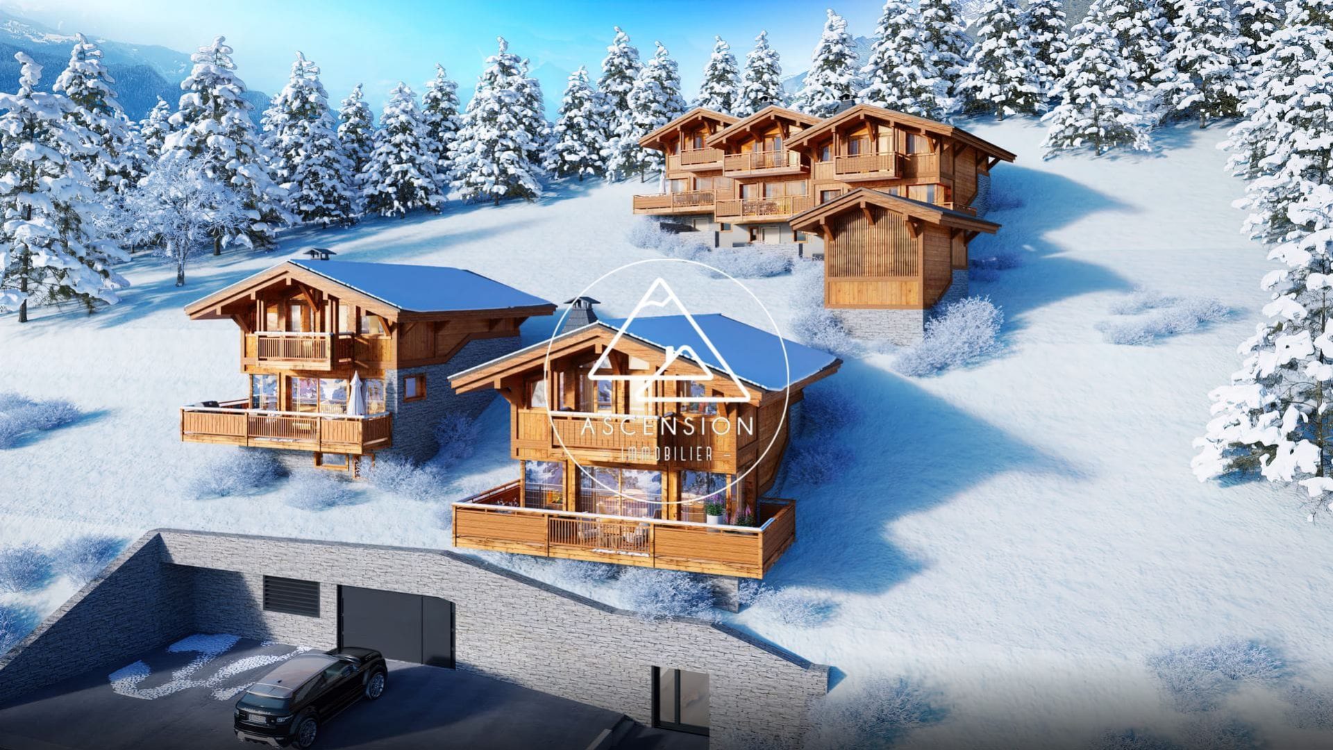 Chalet neuf haut-de-gamme de 4 chambres aux Gets