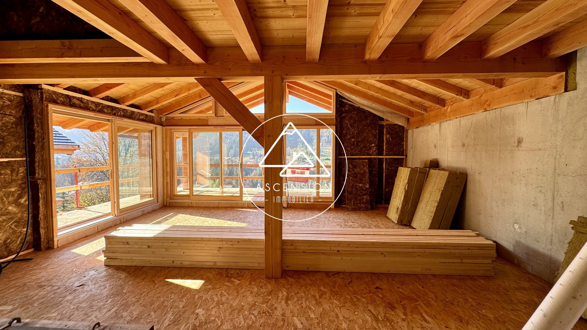 Superbe chalet neuf de 5 chambres avec vue panoramique sur Morzine