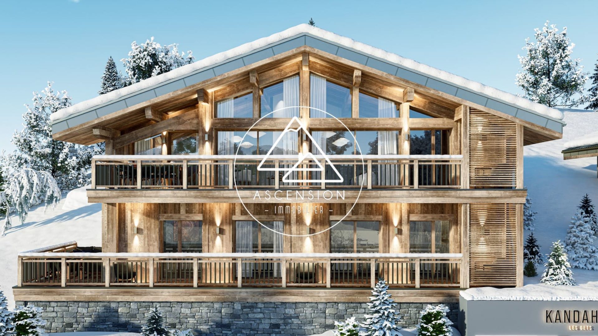 Superbe chalet neuf de 5 chambres aux Gets